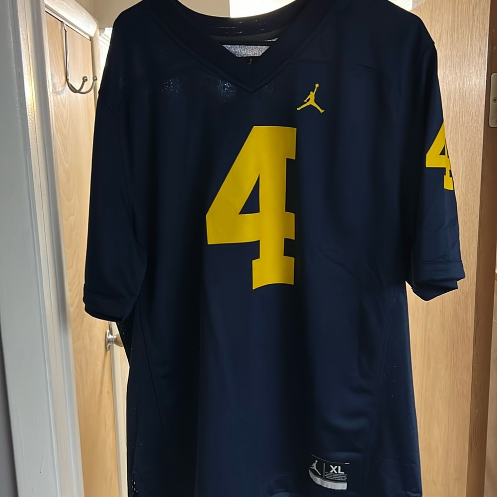 Michigan Wolverine jersey #4 Jordan